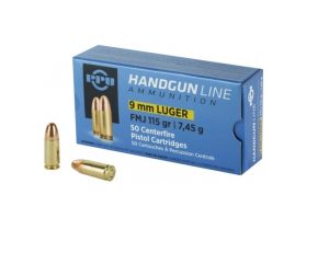 PPU 9 mm 124g FMJ PPU 9 mm 124g FMJ