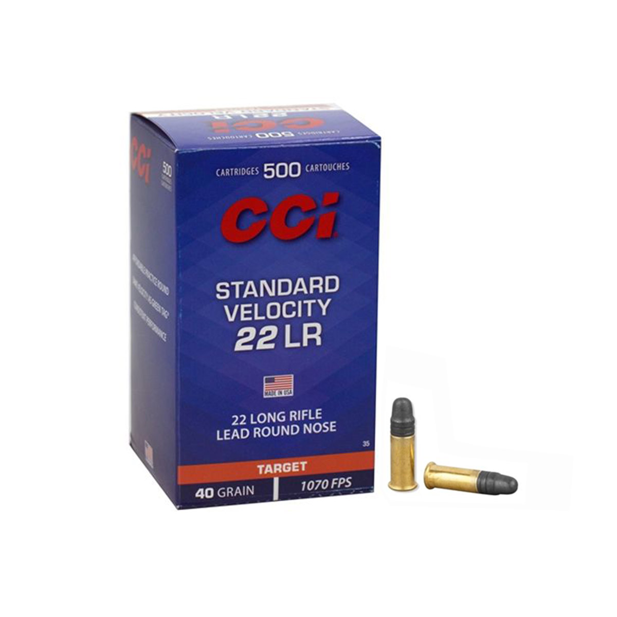 CCI Standard .22LR 40grains - 50und CCI Standard .22LR 40grains - 50und
